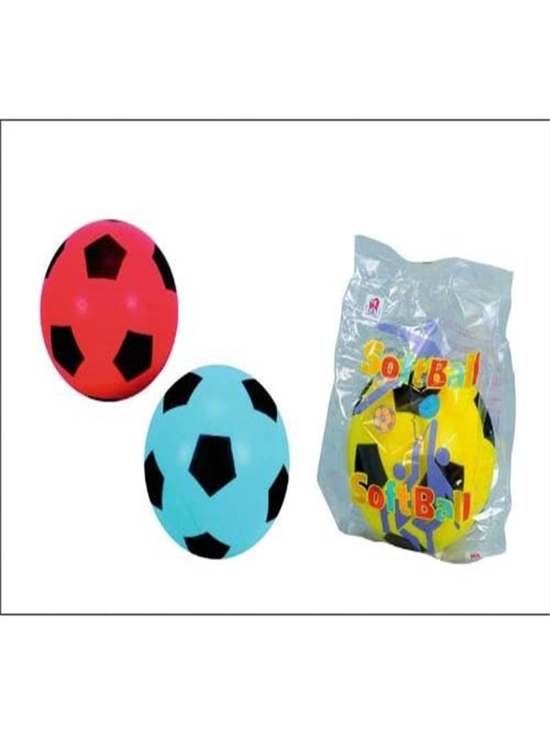 Assortiment de balles de mousse - Diam. 20 cm - Trois coloris Multicolore - Kiabi