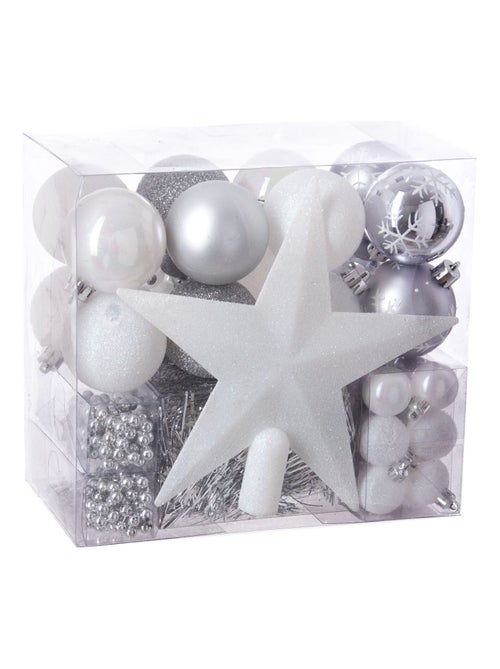 Assortiment de décorations pour sapin de Noël 44 pièces - Kiabi Assortiment de décorations pour sapin de Noël 44 pièces - Kiabi
