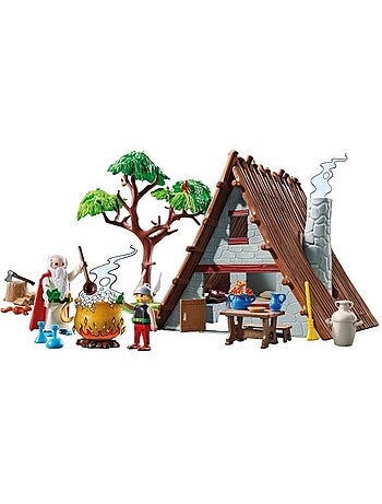 Astérix 71828 - Hutte d'Astérix avec Panoramix - Dès 5 ans