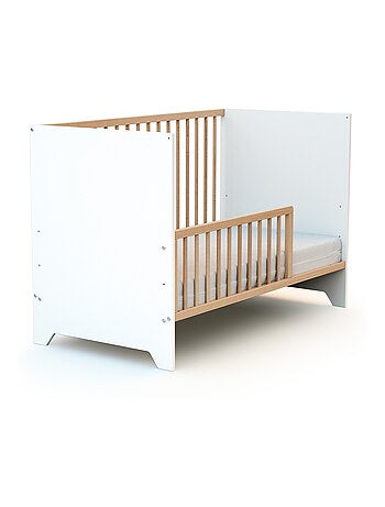 AT4 - Barrière de lit bébé en bois SEREN - 120 x 32 x 4 cm