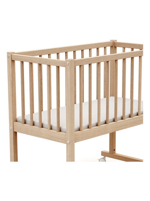 AT4 - Berceau en bois NOA 40 x 80 cm - Kiabi AT4 - Berceau en bois NOA 40 x 80 cm - Kiabi