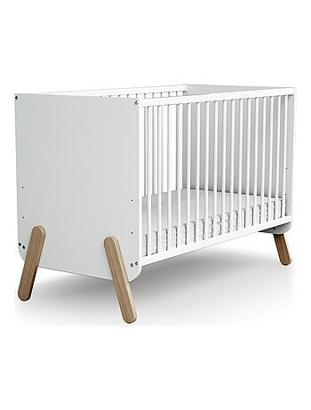 AT4 - Chambre enfant lit + commode 3 tiroirs et armoire en bois PIRATE