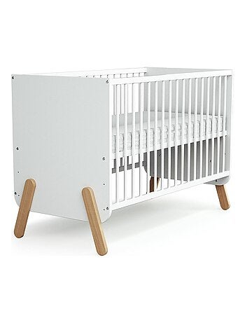 AT4 - Chambre enfant lit + commode 3 tiroirs et armoire en bois PIRATE