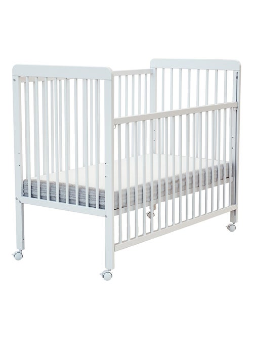 AT4 - Lit bébé coulissant en bois LIVO 60 x 120 cm - Kiabi AT4 - Lit bébé coulissant en bois LIVO 60 x 120 cm - Kiabi
