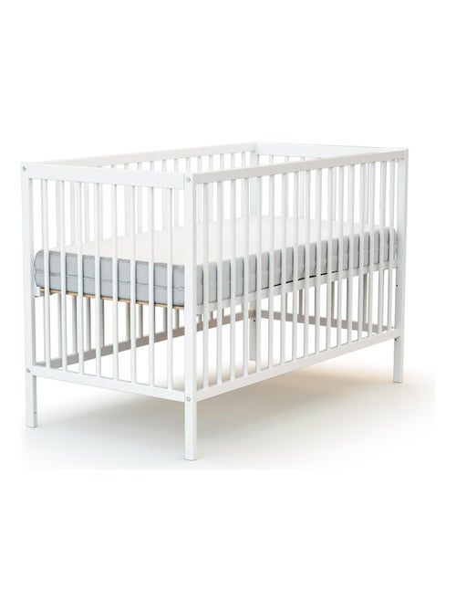 AT4 - Lit bébé en bois SONA 60 x 120 cm - Kiabi AT4 - Lit bébé en bois SONA 60 x 120 cm - Kiabi