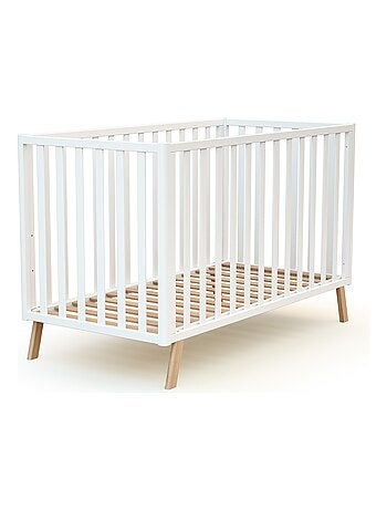 AT4 - Lit bébé évolutif en bois KASA 60 x 120 cm