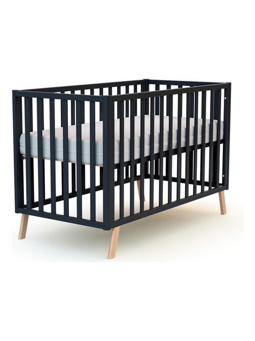 AT4 - Lit bébé évolutif en bois KASA 60 x 120 cm - Kiabi AT4 - Lit bébé évolutif en bois KASA 60 x 120 cm - Kiabi