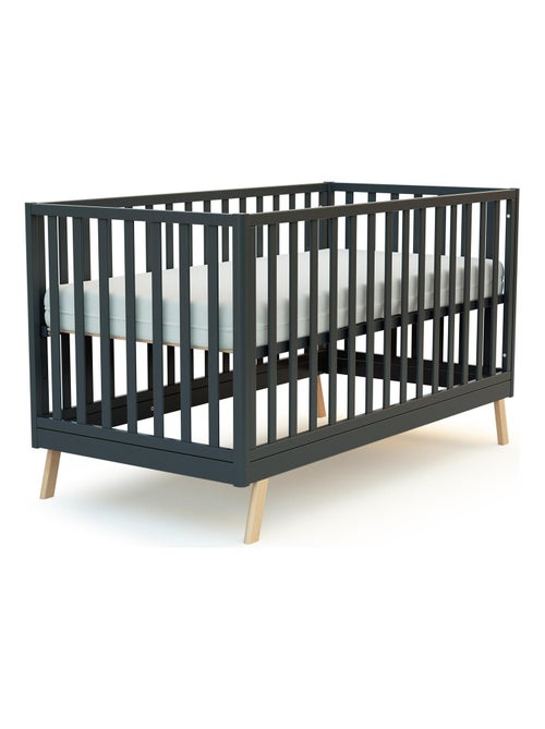 AT4 - Lit bébé évolutif en bois KASA 70 x 140 cm - Kiabi