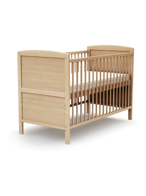AT4 - Lit bébé évolutif en bois LUNA 60 x 120 cm - Kiabi AT4 - Lit bébé évolutif en bois LUNA 60 x 120 cm - Kiabi