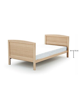 AT4 - Lit bébé évolutif en bois LUNA 70 x 140 cm