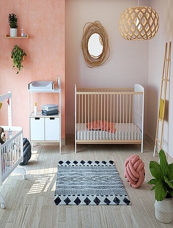 AT4 - Lit bébé évolutif en bois LUNA 70 x 140 cm