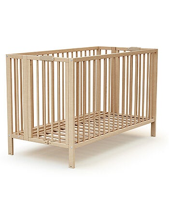 AT4 - Lit bébé pliant en bois FLOW 60 x 120 cm