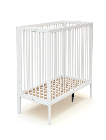 AT4 - Lit bébé pliant en bois FOLDO 60 x 120 cm