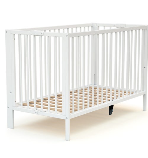 AT4 - Lit bébé pliant en bois FOLDO 60 x 120 cm - Kiabi