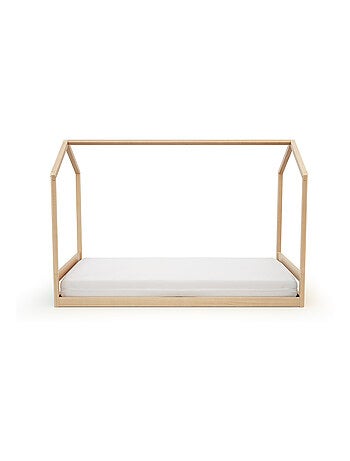 AT4 - Lit cabane bébé évolutif en bois KASA 70 x 140 cm