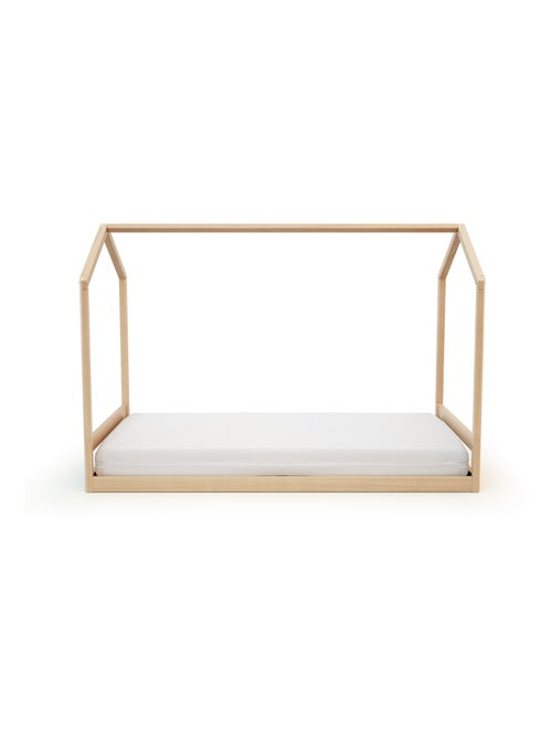AT4 - Lit cabane bébé évolutif en bois KASA 70 x 140 cm - Kiabi