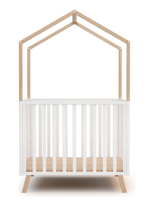 AT4 - Parc bébé évolutif cabane en bois KASA 100 x 100 cm - Kiabi