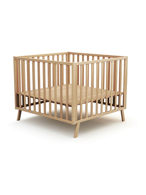 AT4 - Parc bébé évolutif en bois KASA 100 x 100 cm - Kiabi