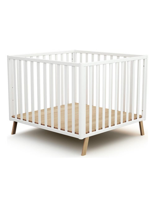 AT4 - Parc bébé évolutif en bois KASA 100 x 100 cm - Kiabi