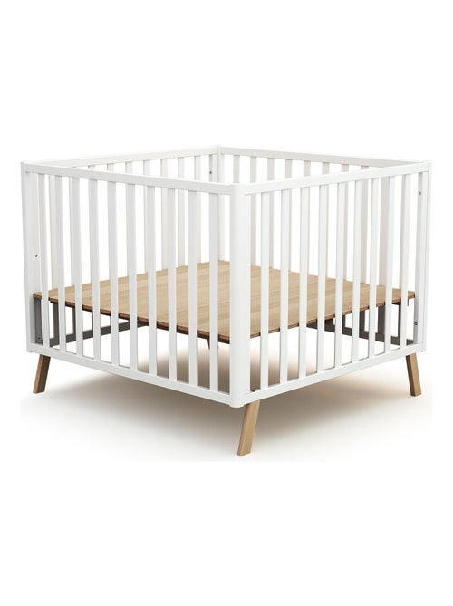 AT4 - Parc bébé évolutif en bois KASA 100 x 100 cm - Kiabi