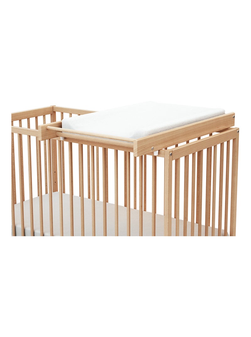 AT4 - Plan à langer amovible MONA pour lit bébé 60x120 et 70x140 cm Beige clair - Kiabi