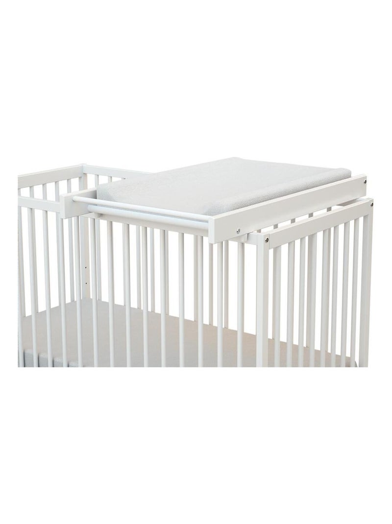 AT4 - Plan à langer amovible MONA pour lit bébé 60x120 et 70x140 cm Blanc - Kiabi
