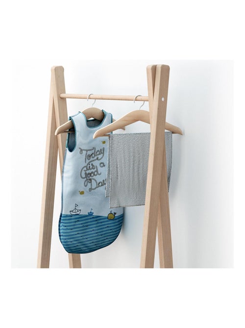 AT4 - Porte vêtement enfant en bois HOOKI 50 x 30 x 130 cm - Kiabi