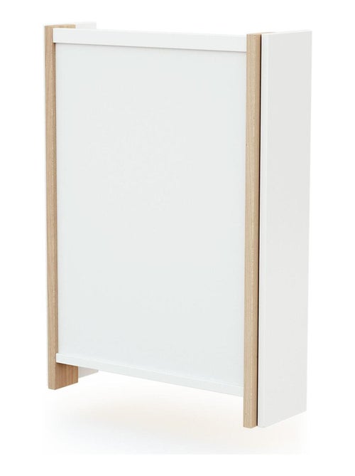 AT4 - Table à langer murale rabattable en bois avec matelas EAZY - Kiabi