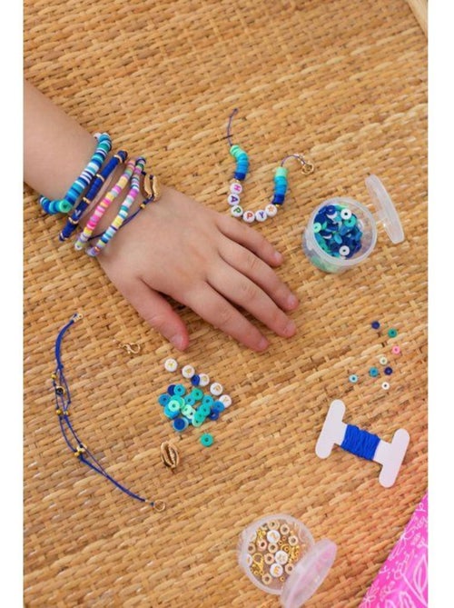Atelier de bijoux - SYCOMORE - Bracelets perles Heishi - Dès 7 ans - Kiabi Atelier de bijoux - SYCOMORE - Bracelets perles Heishi - Dès 7 ans - Kiabi