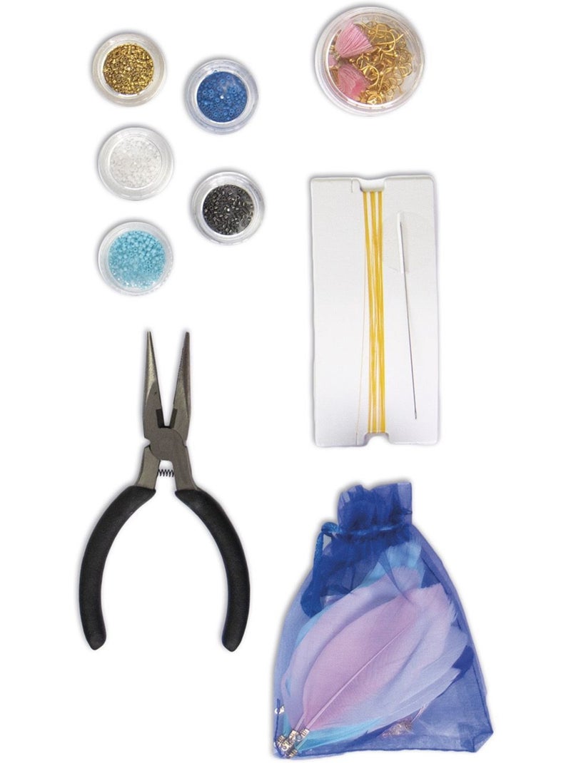 Atelier de bijoux - sycomore - perles japonaises et plumes - dès 12 ans Blanc - Kiabi