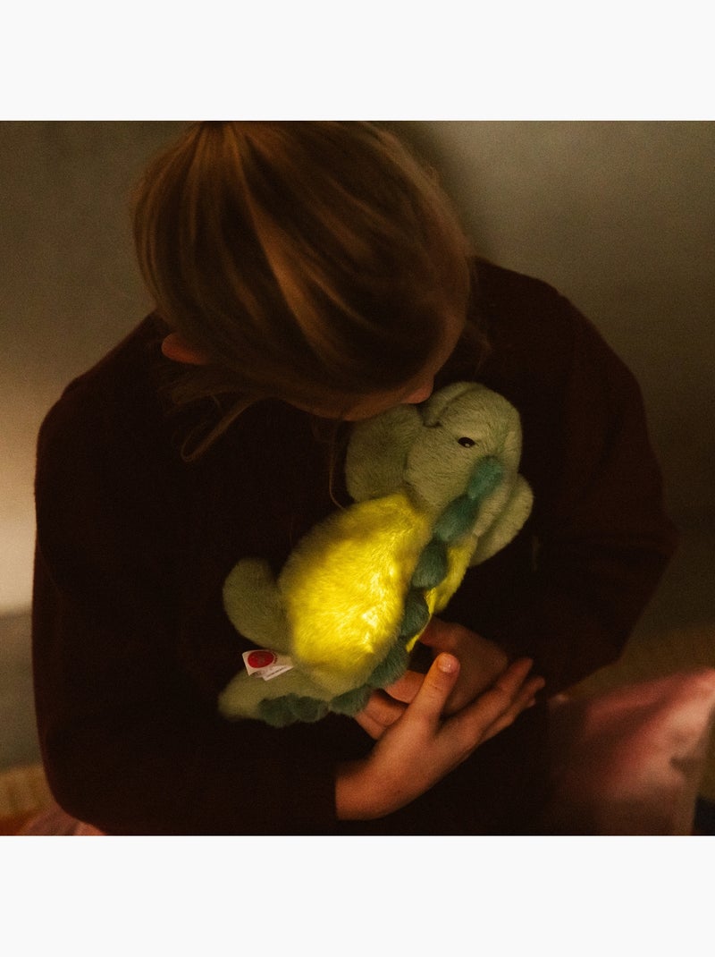 Atelier pierre junior - peluche veilleuse jéroom le dinosaure Vert - Kiabi