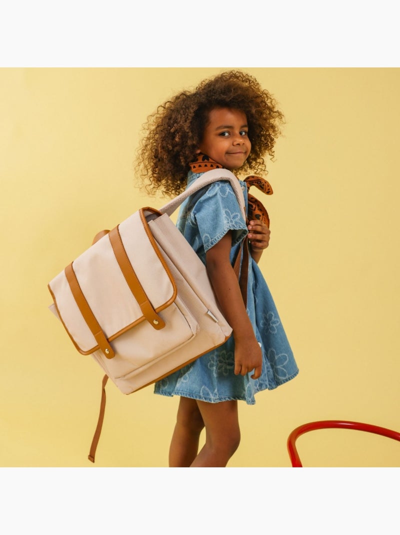Atelier Wagram - Cartable A4 primaire Beige - Kiabi