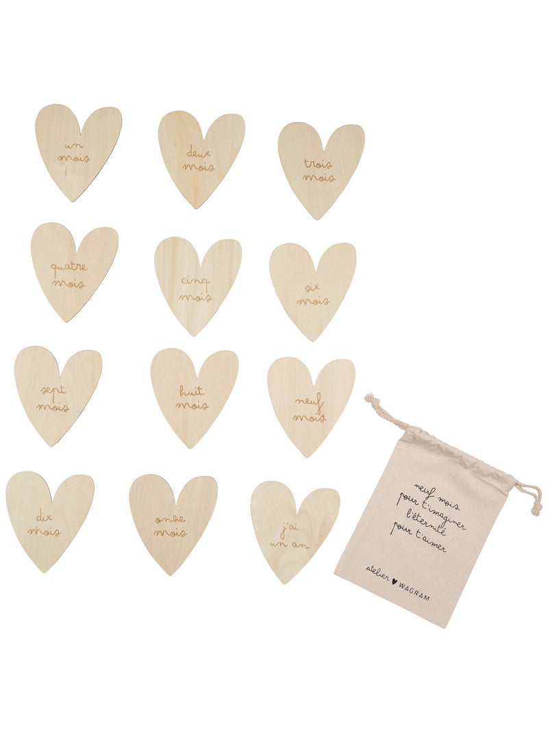 Atelier Wagram - Cartes étapes Beige - Kiabi