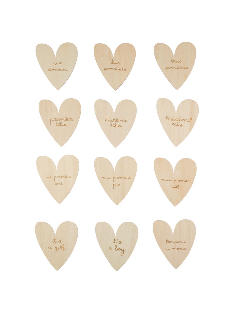 Atelier Wagram - Cartes étapes Beige - Kiabi