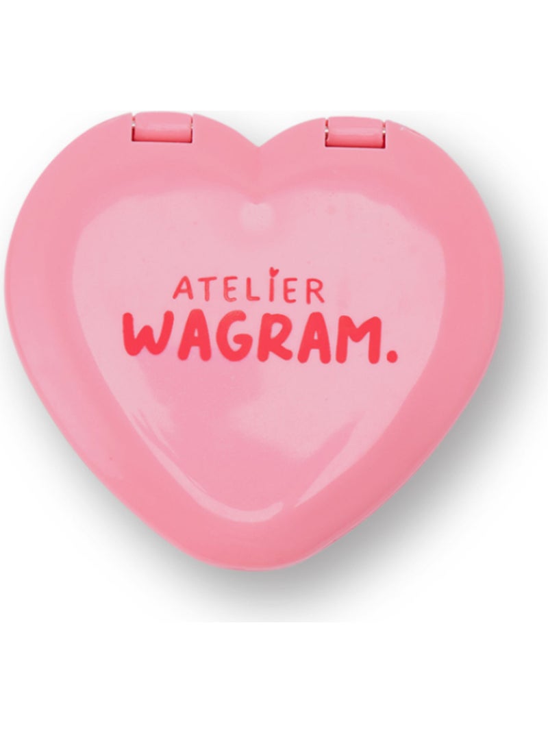 Atelier wagram - miroir de poche Rose - Kiabi
