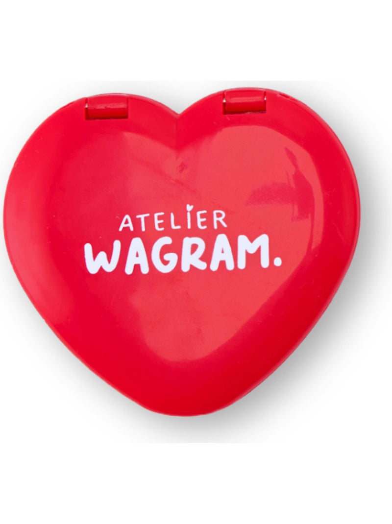 Atelier wagram - miroir de poche Rouge - Kiabi