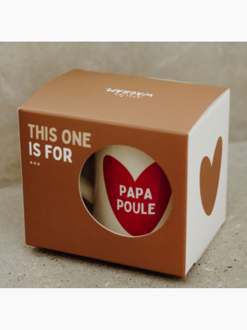Atelier wagram - mug papa Rouge - Kiabi