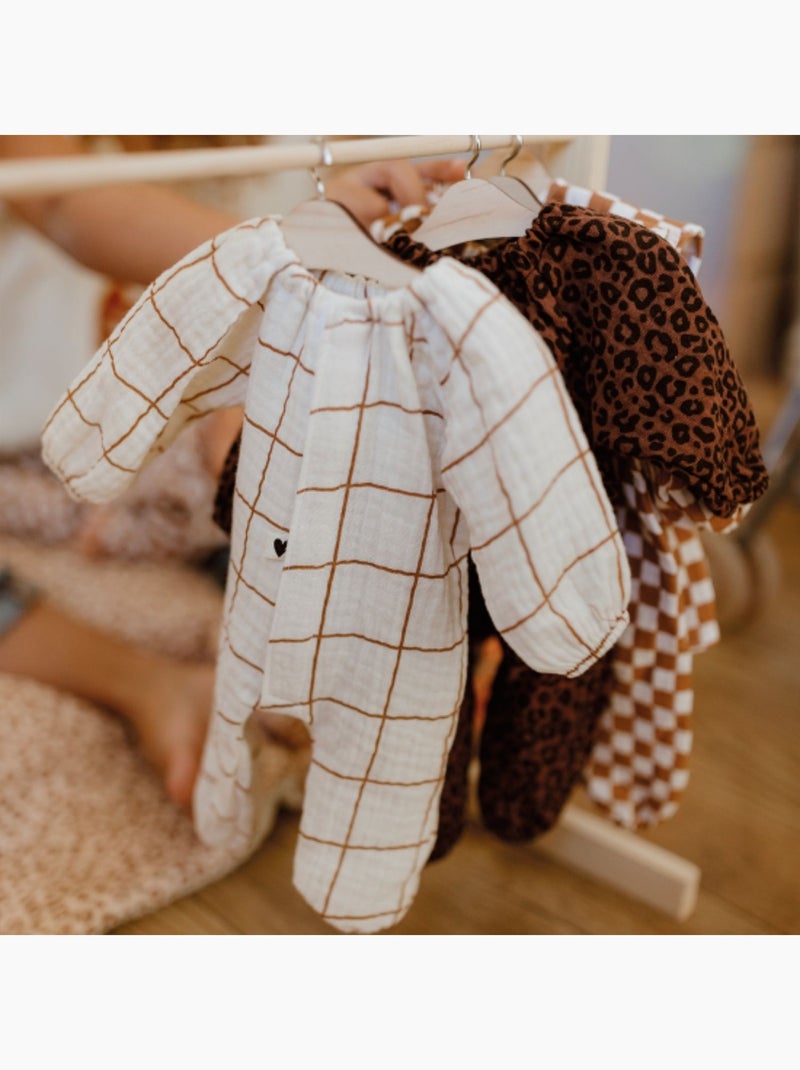 Atelier Wagram - Tenue pour poupée sans col Marron - Kiabi