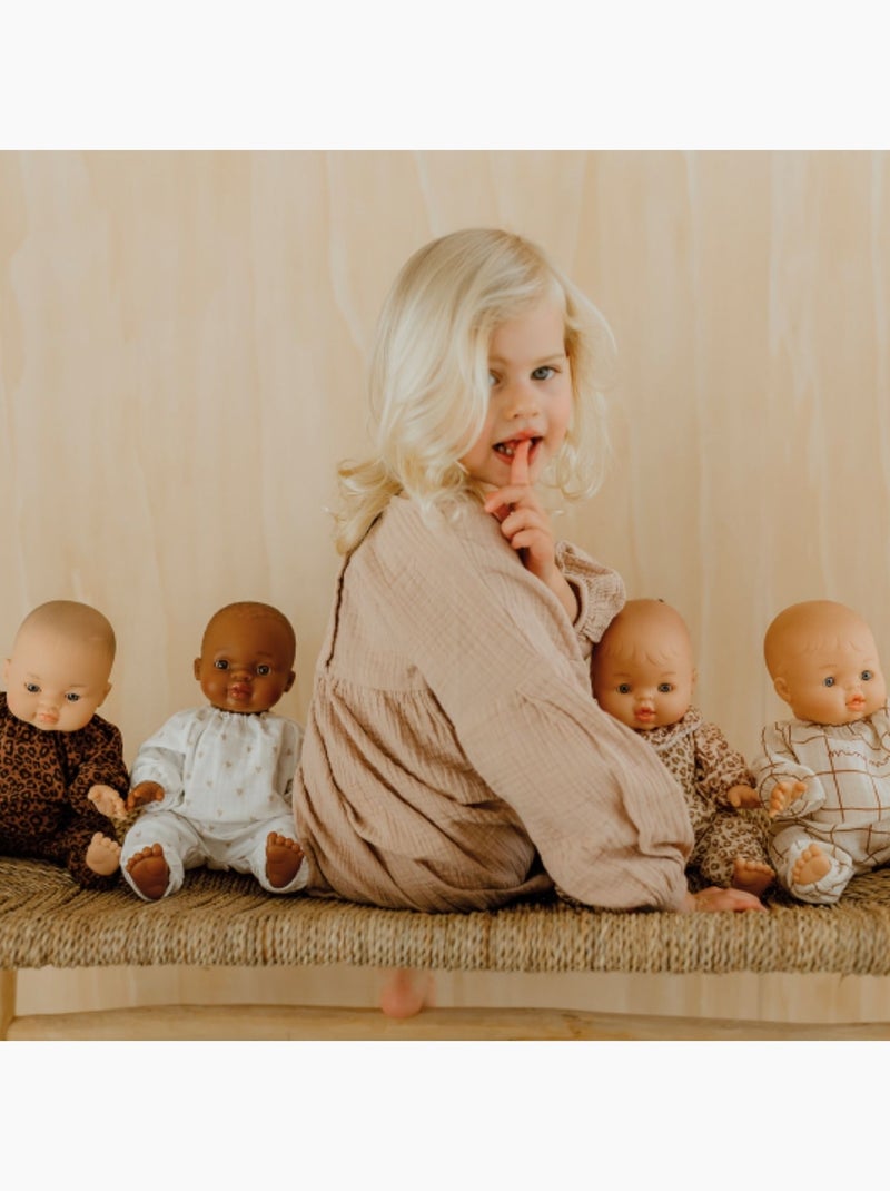 Atelier Wagram - Tenue pour poupée sans col Marron - Kiabi