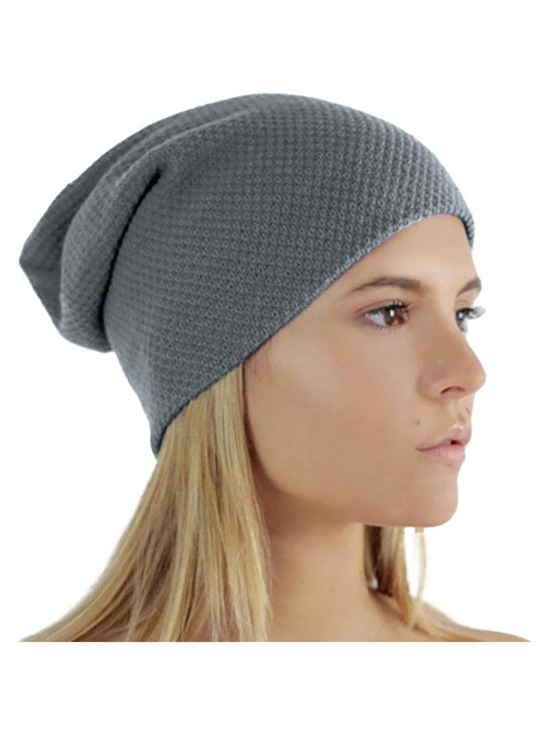 Atlantis - Bonnet gaufré SNOBBY - Mixte Gris clair - Kiabi