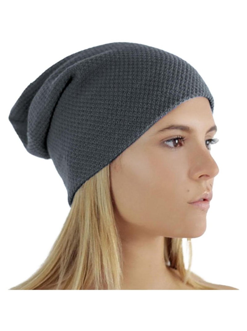 Atlantis - Bonnet gaufré SNOBBY - Mixte Gris foncé - Kiabi