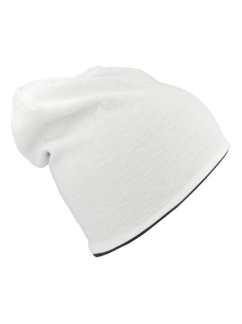 Atlantis - Bonnet réversible en jersey EXTREME - Mixte Blanc Noir - Kiabi