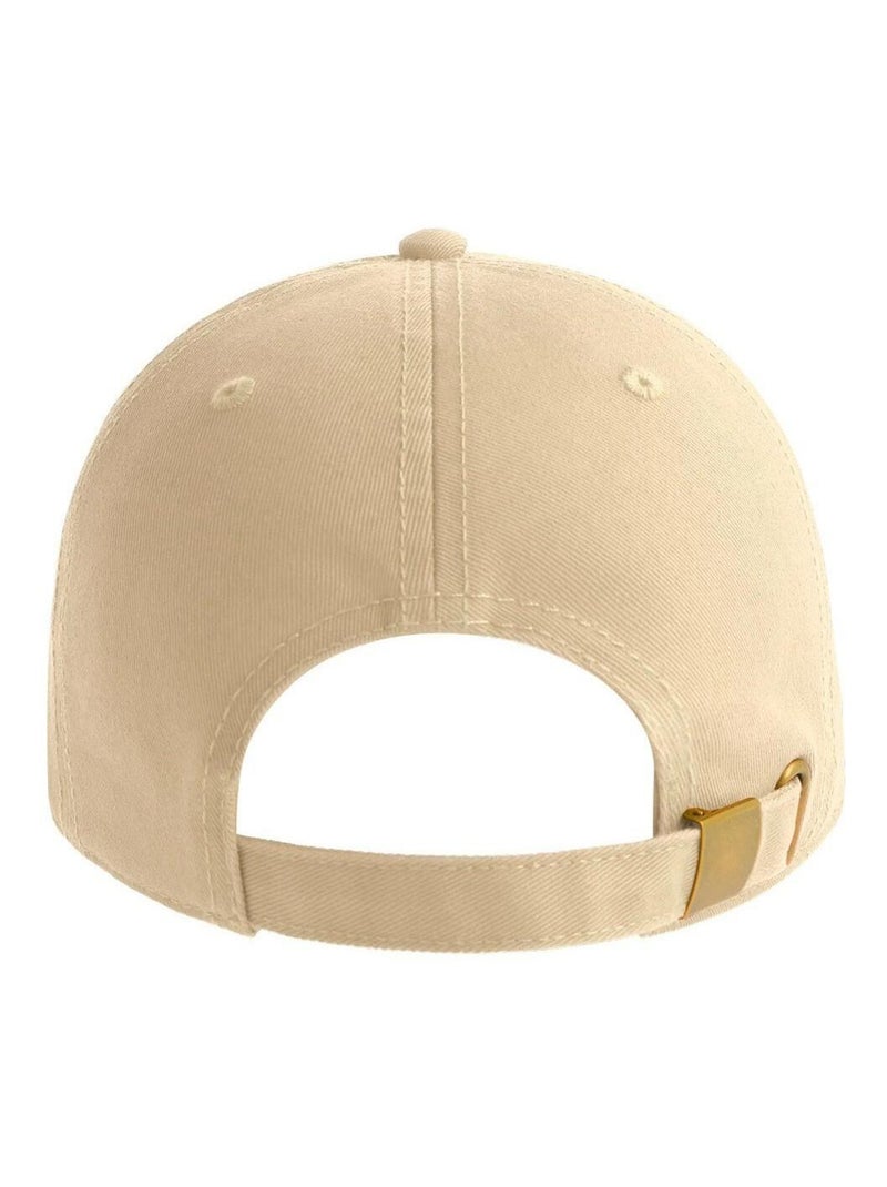 Atlantis - Casquette déstructurée 6 panneaux - Mixte Beige sable - Kiabi