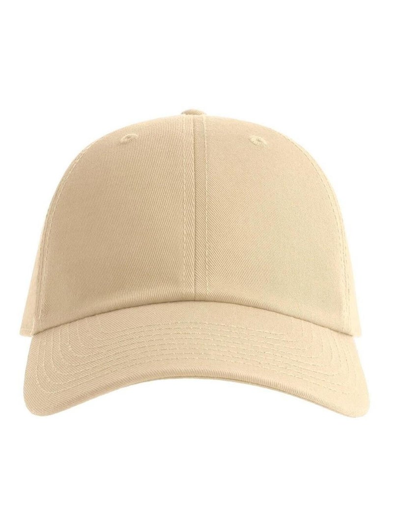 Atlantis - Casquette déstructurée 6 panneaux - Mixte Beige sable - Kiabi