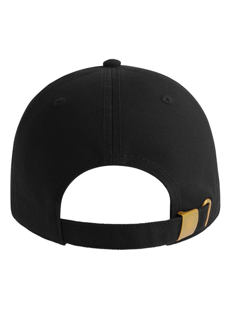 Atlantis - Casquette déstructurée 6 panneaux - Mixte Noir - Kiabi