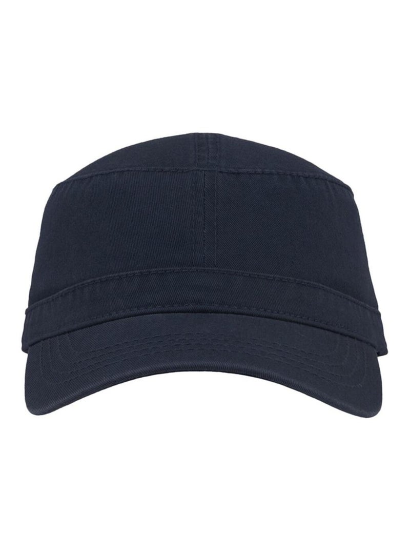 Atlantis - Casquette militaire en serge de coton - Mixte Bleu marine - Kiabi