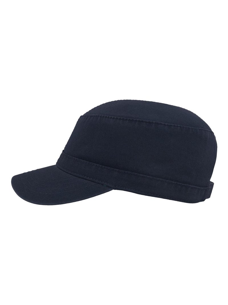 Atlantis - Casquette militaire en serge de coton - Mixte Bleu marine - Kiabi