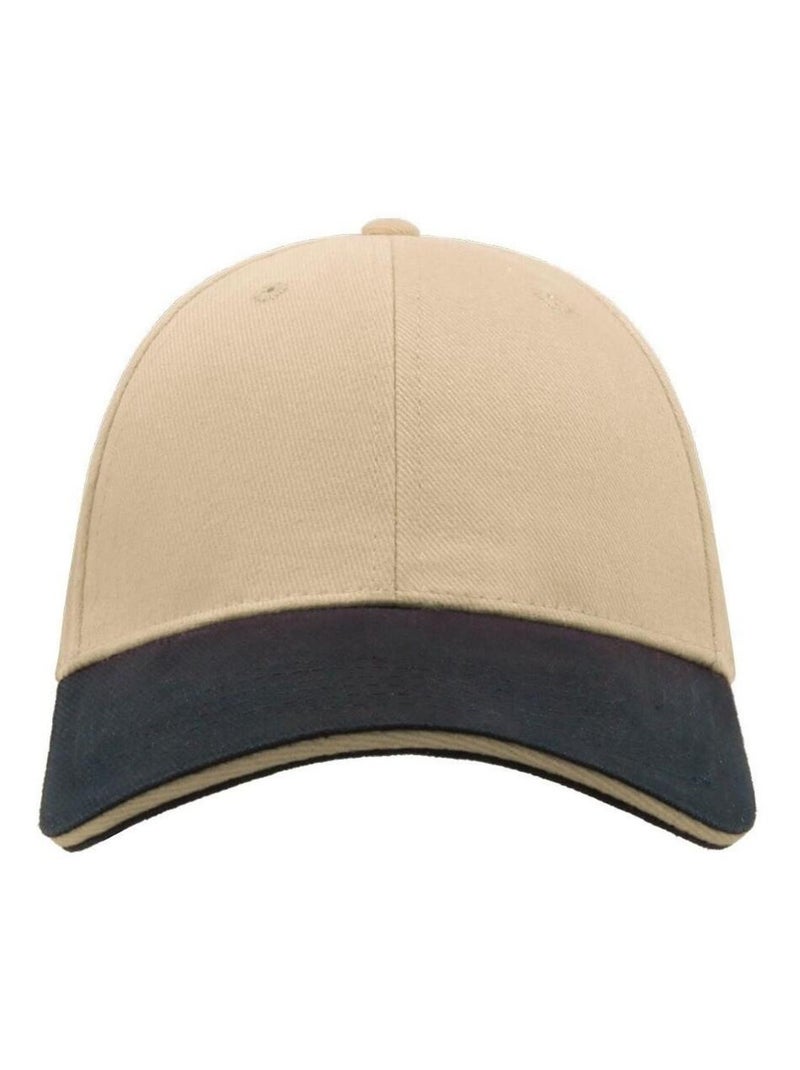Atlantis - Casquette sandwich en coton épais - Mixte Beige - Kiabi