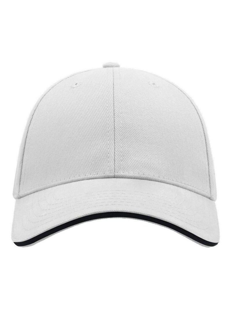 Atlantis - Casquette sandwich en coton épais - Mixte Blanc Bleu - Kiabi