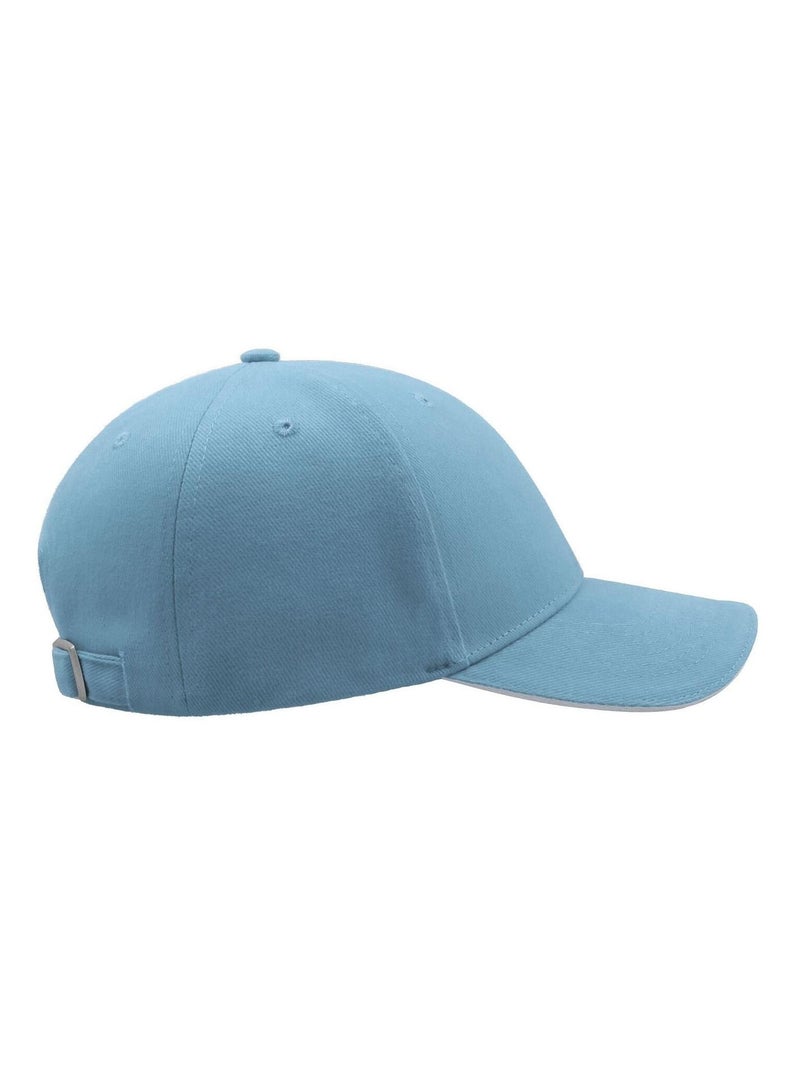 Atlantis - Casquette sandwich en coton épais - Mixte Bleu clair - Kiabi